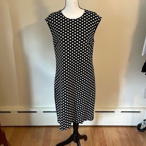NWT Ann Taylor sheath polka dot dress